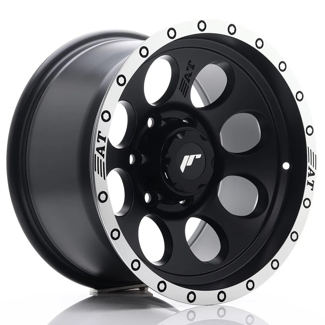 Felg Japan Racing JRX4 16x9 ET0 6x139,7 Matt Black med Machined Lip