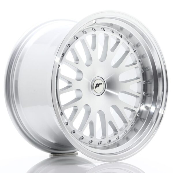Felg Japan Racing JR10 18×10,5 ET12-25 BLANK Sølv bearbeidet front