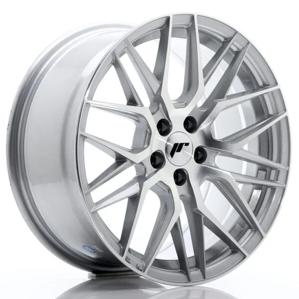 Felg Japan Racing JR28 17×8 ET35 5×100 Sølv maskinert ansikt