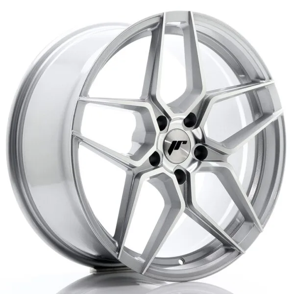 Felg Japan Racing JR34 19x8,5 ET35 5x120 sølvbearbeidet front