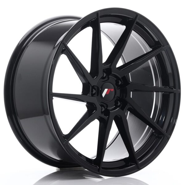 Felg Japan Racing JR36 20×10 ET35 5×120 Glans Sort