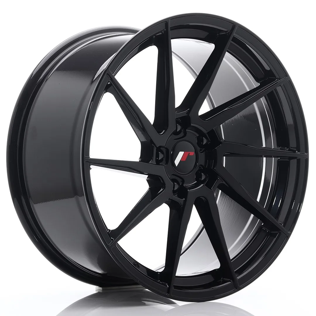 Felg Japan Racing JR36 20x10 ET35 5x120 Glans Sort
