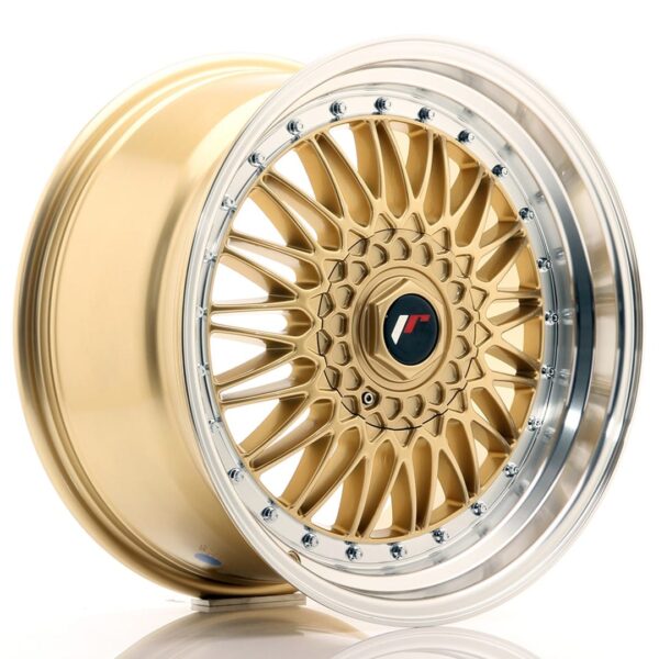 Felg Japan Racing JR9 18×9 ET20-40 BLANK Gull med bearbeidet leppe