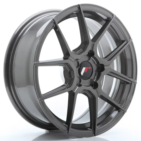 Felg Japan Racing JR30 17x7 ET20-40 5H BLANK Hypergrå