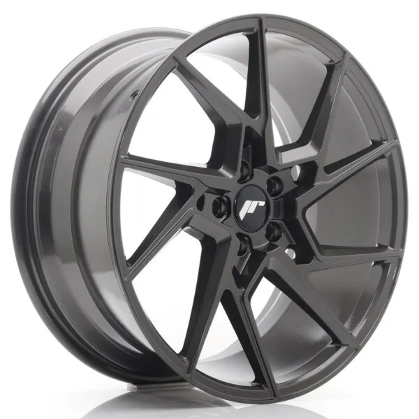 Felg Japan Racing JR33 20×9 ET35 5×120 Hyper Grå