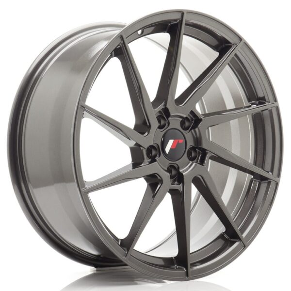 Felg Japan Racing JR36 20×9 ET35 5×120 Hyper Grå