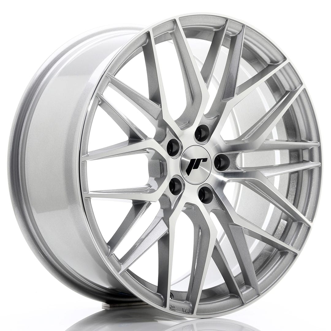 Felg Japan Racing JR28 19×8,5 ET40 5×114,3 sølvbearbeidet front