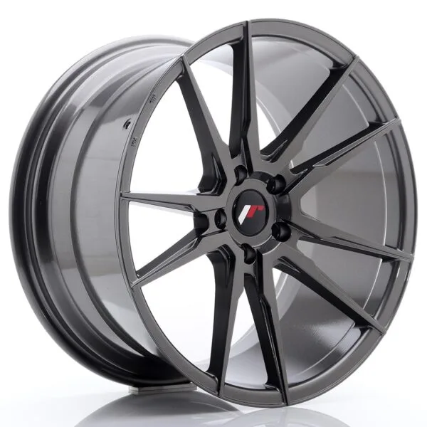 Felg Japan Racing JR21 20×10 ET40 5×112 Hyper Grå