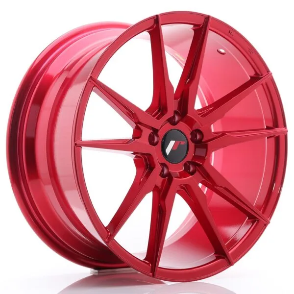Felg Japan Racing JR21 19×8,5 ET35 5×120 Platinarød