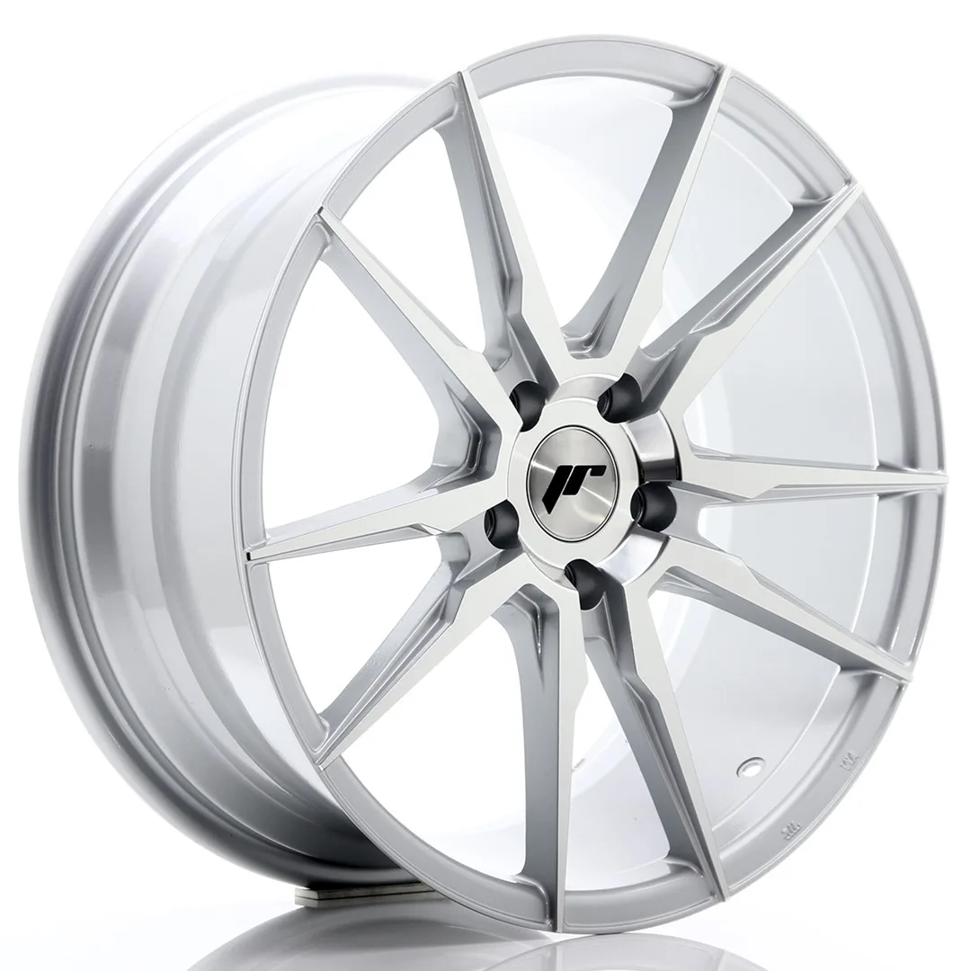 Felg Japan Racing JR21 19x8,5 ET40 5x108 sølvbearbeidet front