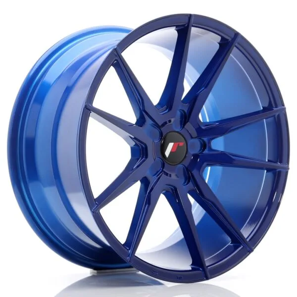 Felg Japan Racing JR21 19x9,5 ET20-40 5H BLANK Platinablå
