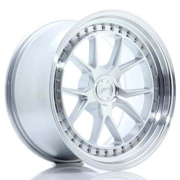 Felg Japan Racing JR39 18×9,5 ET15-35 5H BLANK Sølvbearbeidet front