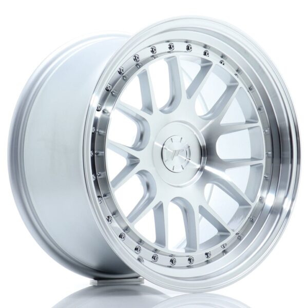 Felg Japan Racing JR40 18×9,5 ET15-35 5H BLANK Sølvbearbeidet front