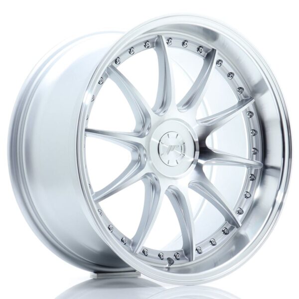 Felg Japan Racing JR41 19×9,5 ET12-22 5H BLANK Sølvbearbeidet front