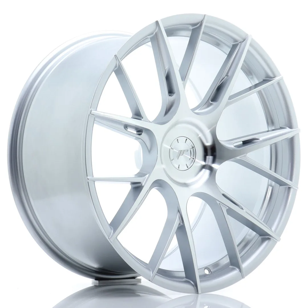 Felg Japan Racing JR42 20x10 ET20-42 5H BLANK Sølvbearbeidet front