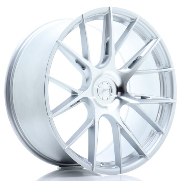 Felg Japan Racing JR42 22×10,5 ET20-40 5H BLANK Sølvbearbeidet front