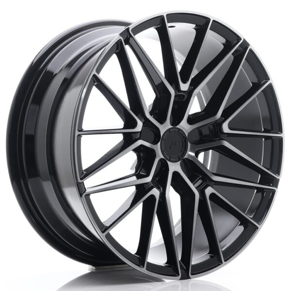 Felg Japan Racing JR38 19×8,5 ET45 5×114,3 Sort børstet med tonet ansikt