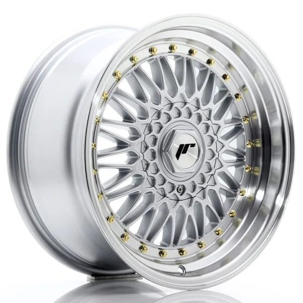 Felg Japan Racing JR9 17×8,5 ET35 5×112/120 sølv med bearbeidet leppe