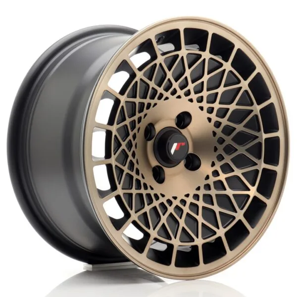 Felg Japan Racing JR14 15×8 ET20 4×100 svart bronsefinish