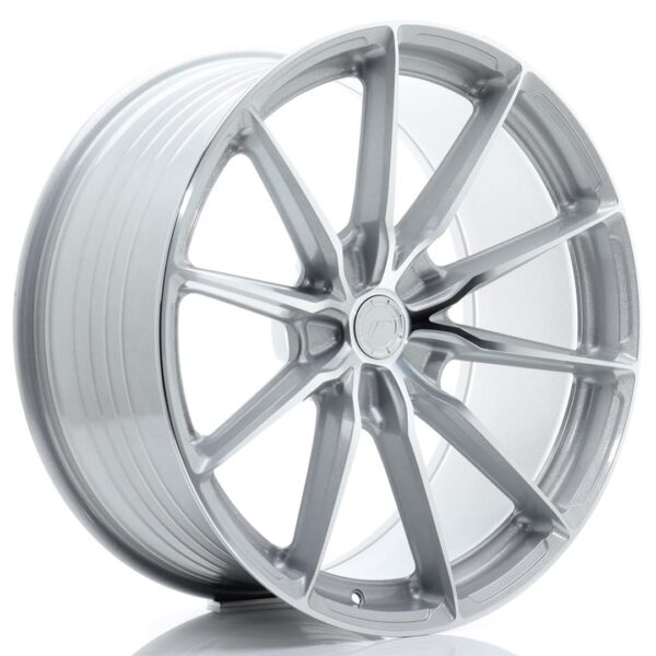 Felg Japan Racing JR37 21×11,5 ET17-60 5H BLANK Sølvbearbeidet