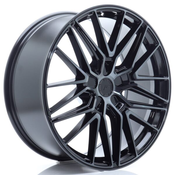 Felg Japan Racing JR38 21×9,5 ET14-58 5H BLANK Svart børstet med tonet ansikt