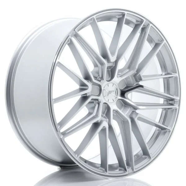 Felg Japan Racing JR38 21×9,5 ET0-35 5H BLANK Sølvbearbeidet