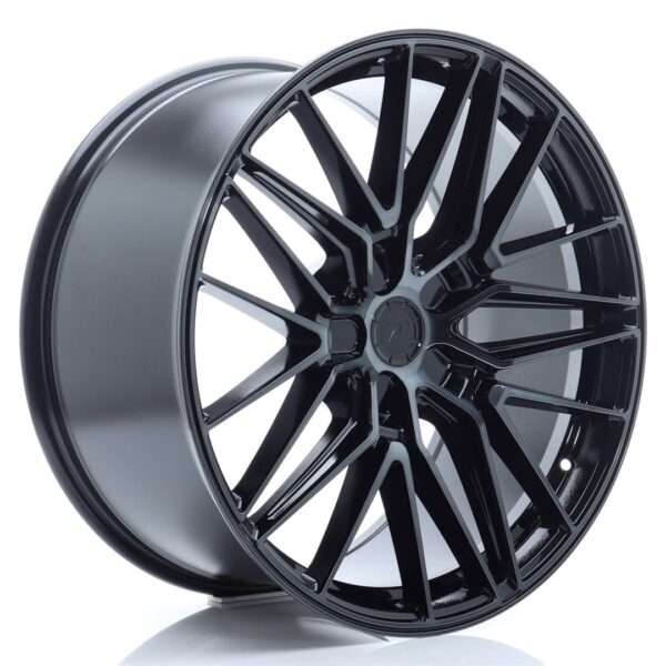 Felg Japan Racing JR38 21×10,5 ET10-46 5H BLANK Svart børstet med tonet ansikt
