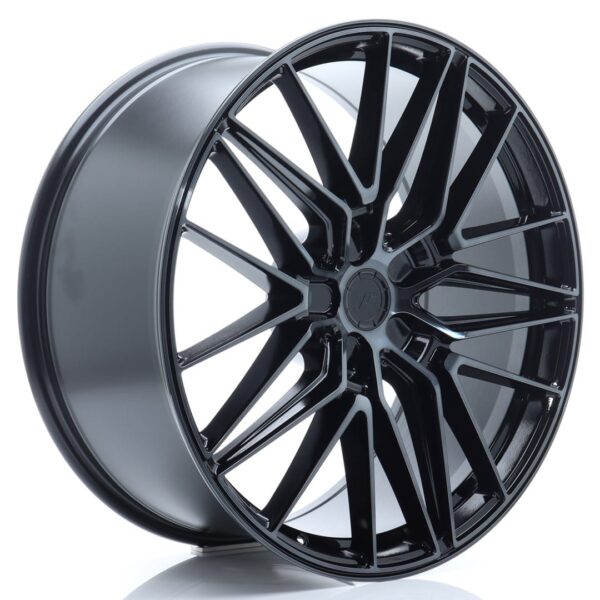 Felg Japan Racing JR38 22×9 ET10-45 5H BLANK Svart børstet med tonet ansikt