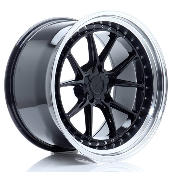 Felg Japan Racing JR39 19×11 ET0-25 5H BLANK Blank svart med bearbeidet leppe