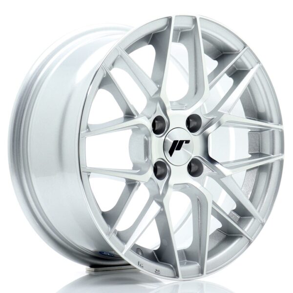 Felg Japan Racing JR28 15×7 ET25 4×100 Sølv maskinert ansikt