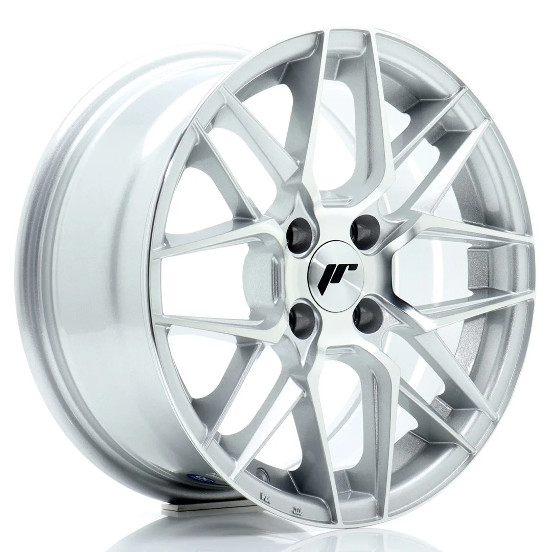 Felg Japan Racing JR28 15x7 ET25 4x100 Sølv maskinert ansikt