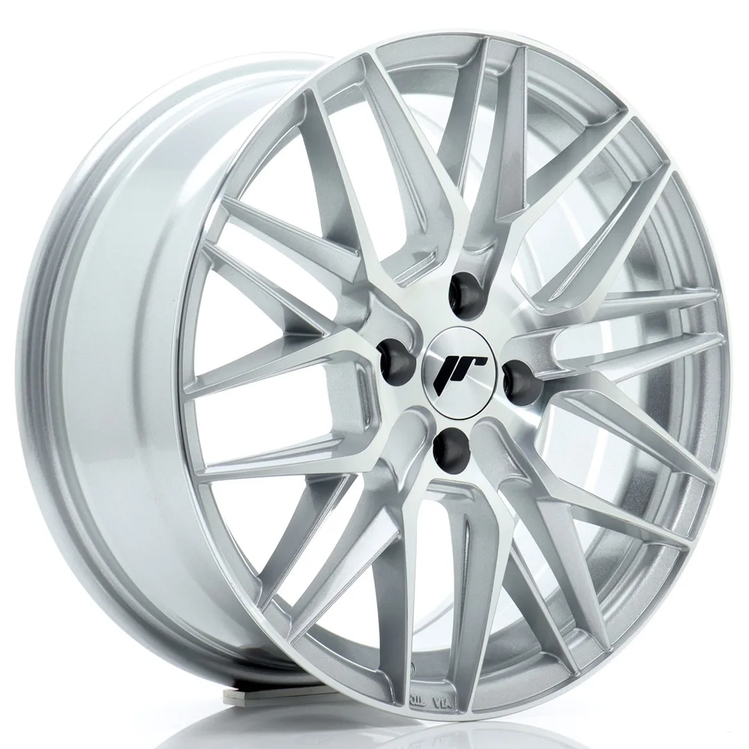 Felg Japan Racing JR28 16x7 ET25 4x108 Sølv maskinert ansikt