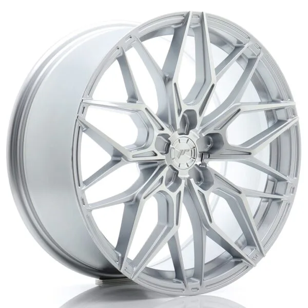 Felg Japan Racing JR46 19×8 ET20-40 5H BLANK Sølv med bearbeidet front