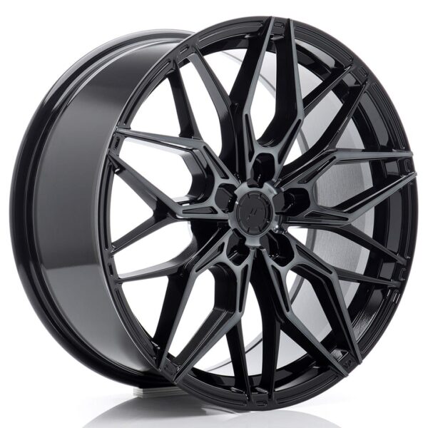 Felg Japan Racing JR46 19×8 ET20-40 5H BLANK Svart maskinbearbeidet med tonet front