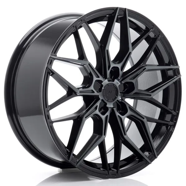 Felg Japan Racing JR46 19×8 ET20-40 5H BLANK Svart maskinbearbeidet med tonet front