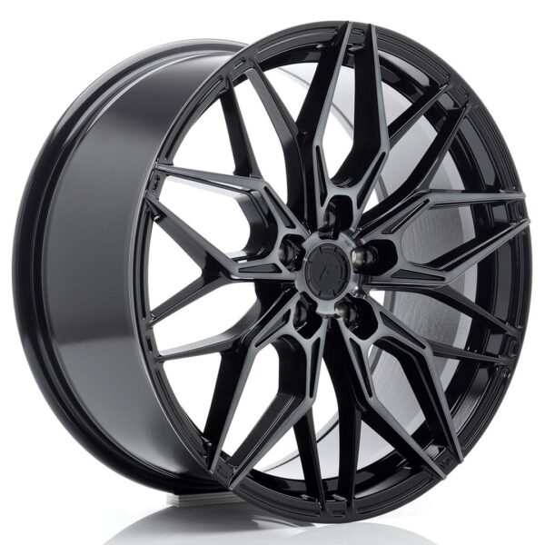 Felg Japan Racing JR46 19×8,5 ET45 5×112 svart maskinbearbeidet med tonet front