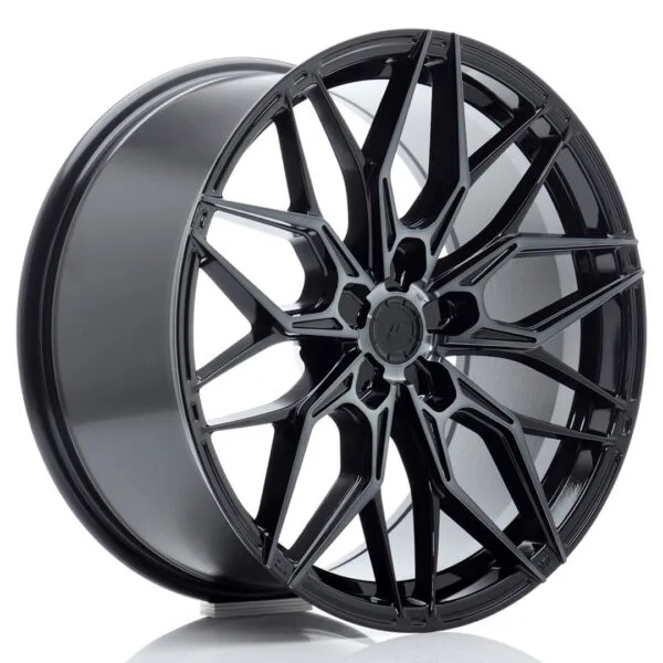 Felg Japan Racing JR46 19×10 ET15-51 5H BLANK Svart maskinbearbeidet med tonet front
