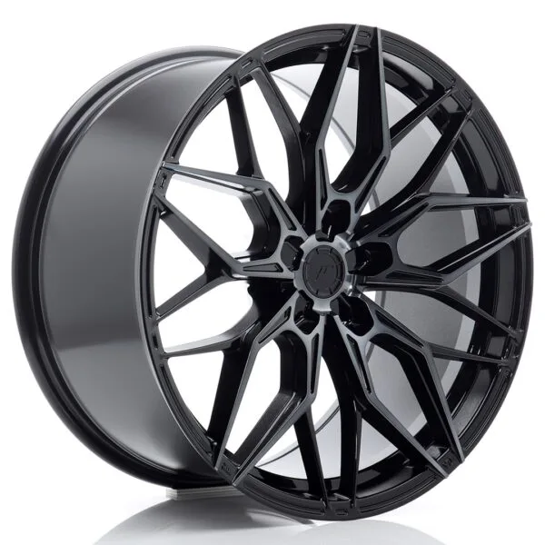 Felg Japan Racing JR46 20×10 ET20-46 5H BLANK Svart maskinbearbeidet med tonet front