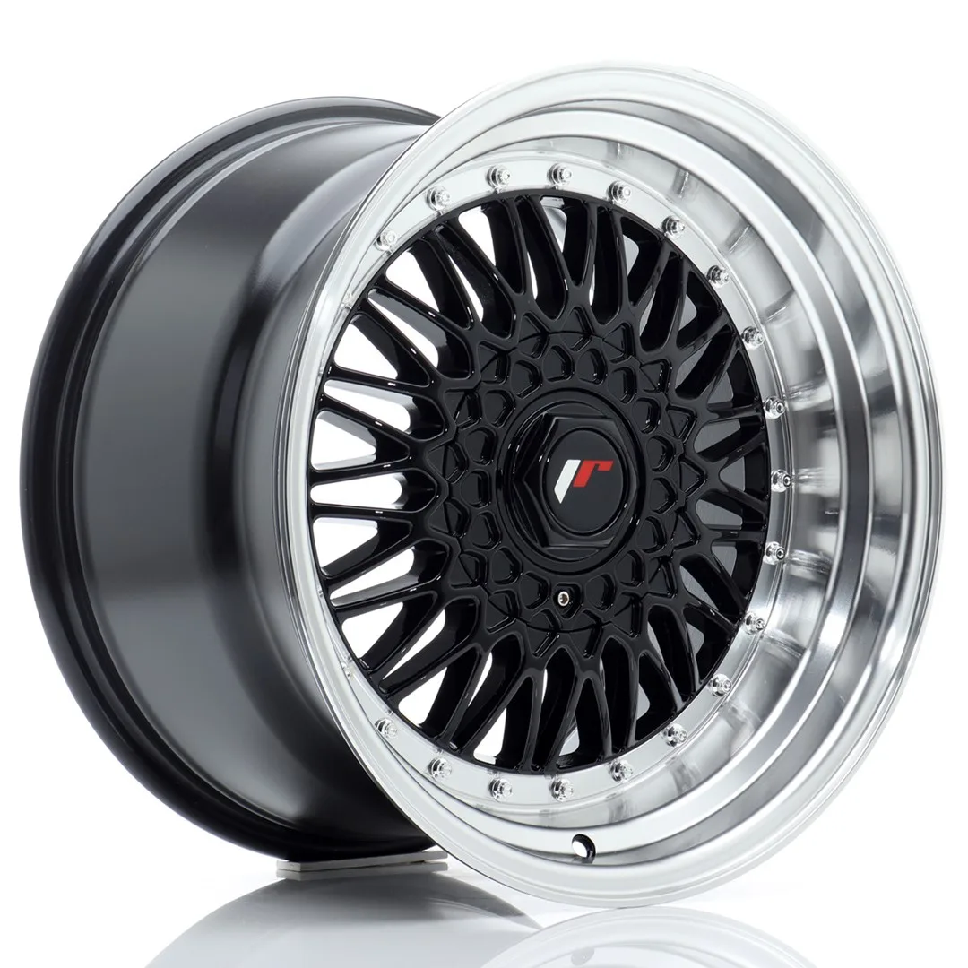 Felg Japan Racing JR9 17x10 ET20 5x112/120 Gloss Black med Machined Lip