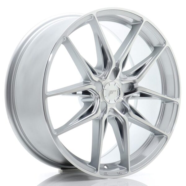 Felg Japan Racing JR44 19×8,5 ET20-45 5H BLANK Sølv med  maskinbearbeidet front