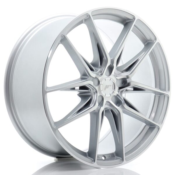 Felg Japan Racing JR44 20×9,5 ET20-57 5H BLANK Sølv med  maskinbearbeidet front