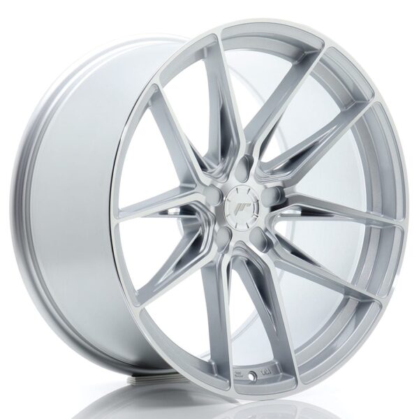 Felg Japan Racing JR44 20×10,5 ET15-42 5H BLANK Sølv med  maskinbearbeidet front
