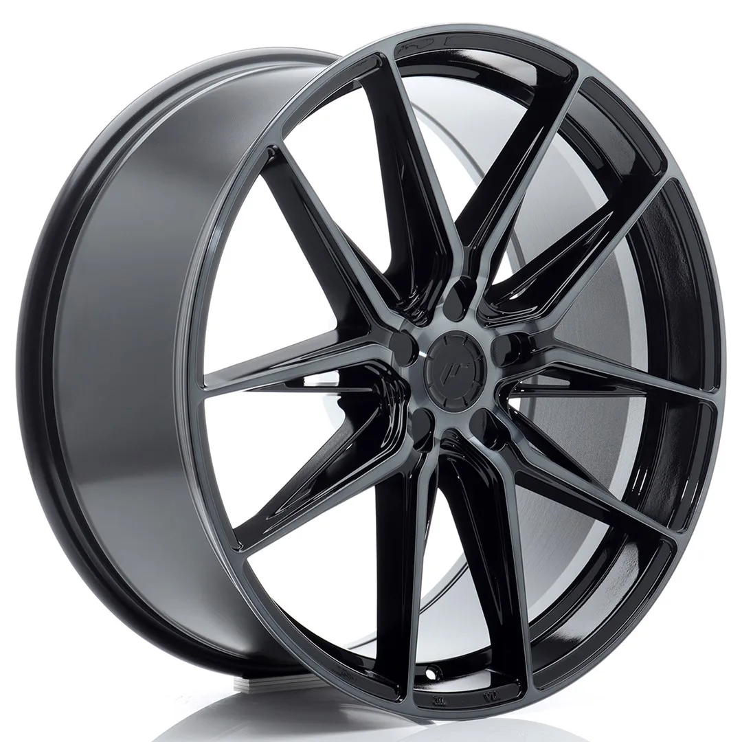 Felg Japan Racing JR44 21x9 ET20-40 5H BLANK Svart maskinbearbeidet med tonet front