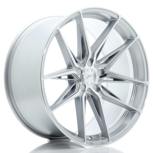 Felg Japan Racing JR44 21×10,5 ET15-40 5H BLANK Sølv med  maskinbearbeidet front