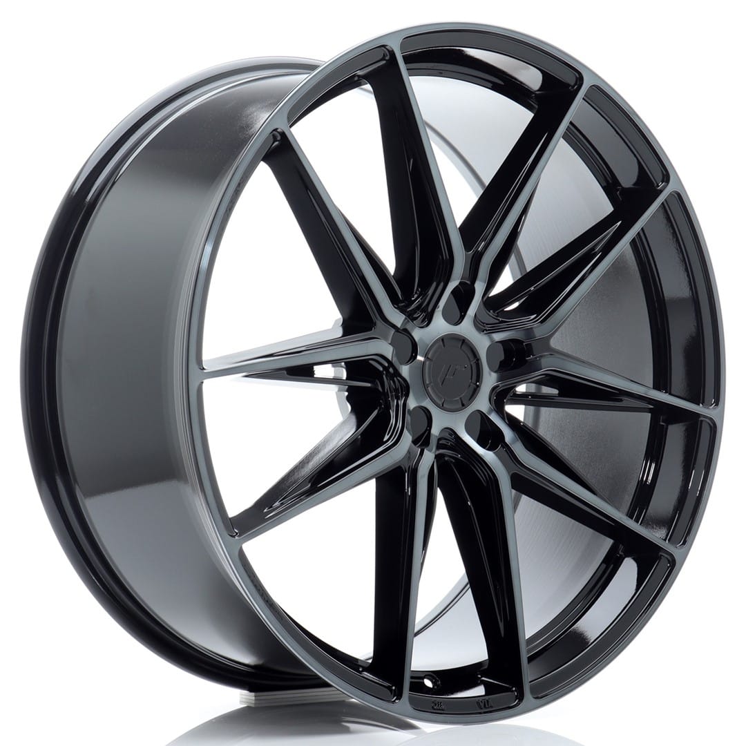 Felg Japan Racing JR44 22×9 ET15-35 5H BLANK Svart maskinbearbeidet med tonet front