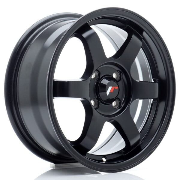 Felg Japan Racing JR3 15×7 ET40 4×100 Matt Sort