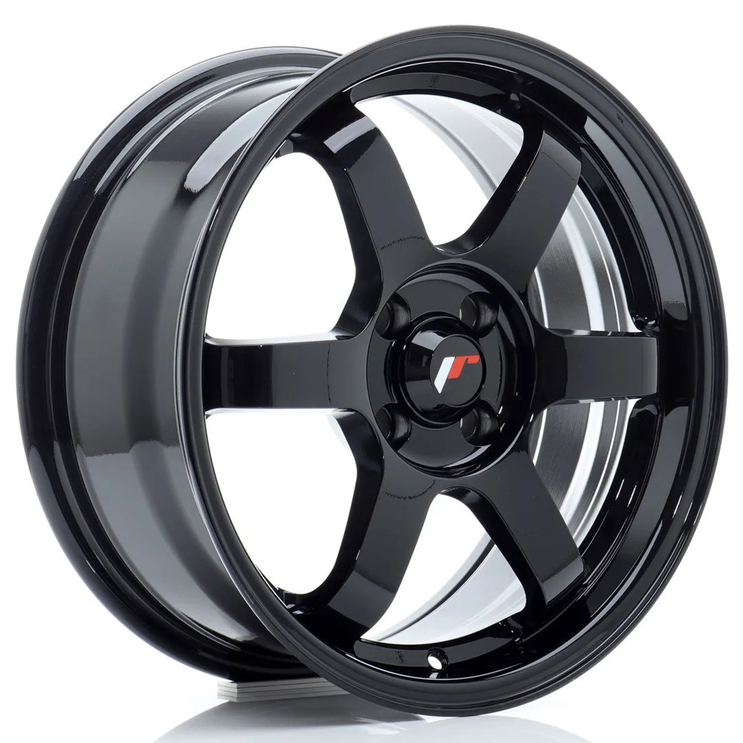 Felg Japan Racing JR3 16x7 ET25 4x100 Glans Sort