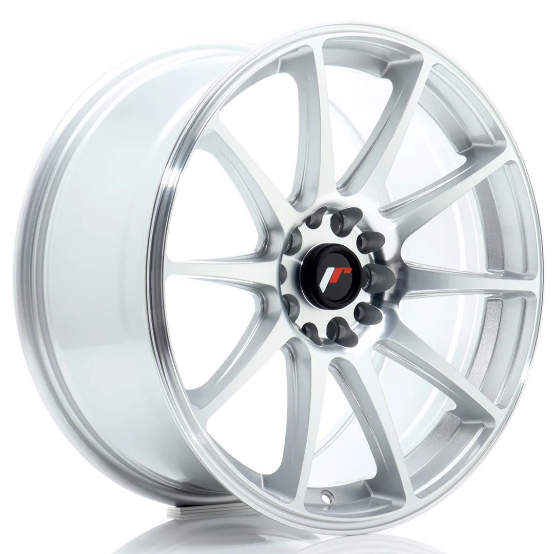 Felg Japan Racing JR11 18x8,5 ET30 5x114/120 sølvbearbeidet front