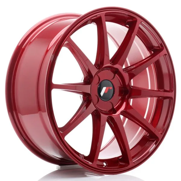 Felg Japan Racing JR11 19×8,5 ET20-42 5H Blank Platinum Rød