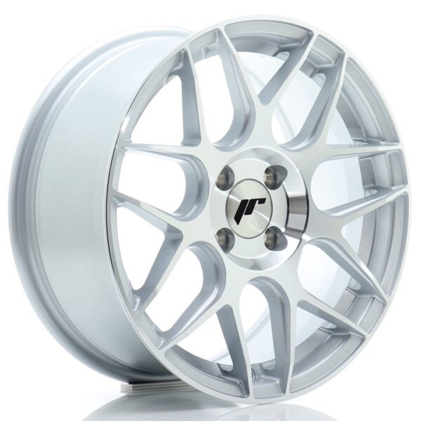 Felg Japan Racing JR18 16×7 ET25 4×108 Sølv maskinert ansikt